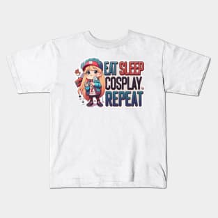 Cosplay girl Kids T-Shirt